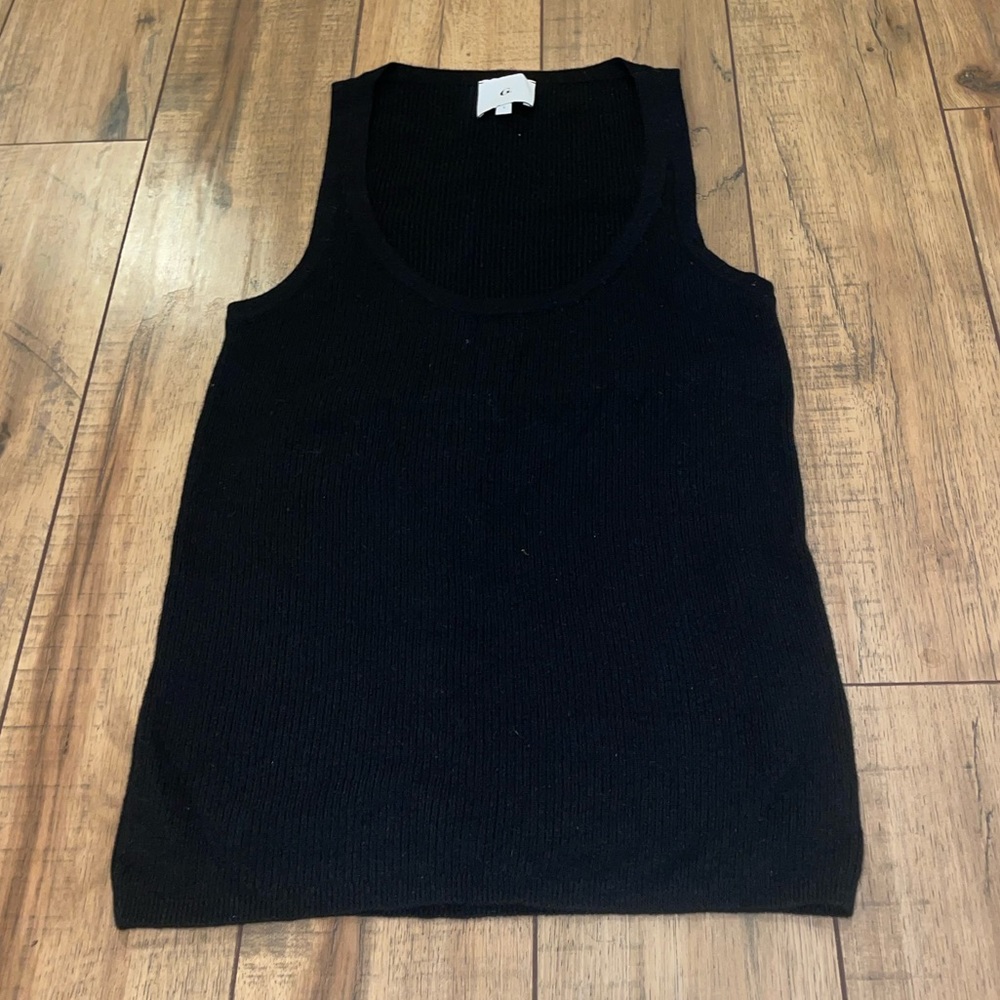 Cashmere knit tank